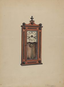 Clock, 1936. Creator: Lawrence Phillips