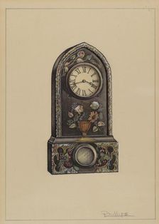 Clock, 1936. Creator: Lawrence Phillips