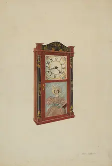 Clock, 1937. Creator: Arthur Matthews