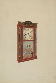 Clock, 1937. Creator: Arthur Matthews