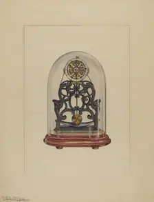 Clock, 1937. Creator: Lawrence Phillips