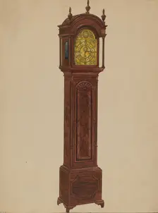 Clock Case, c. 1936. Creator: John Dieterich