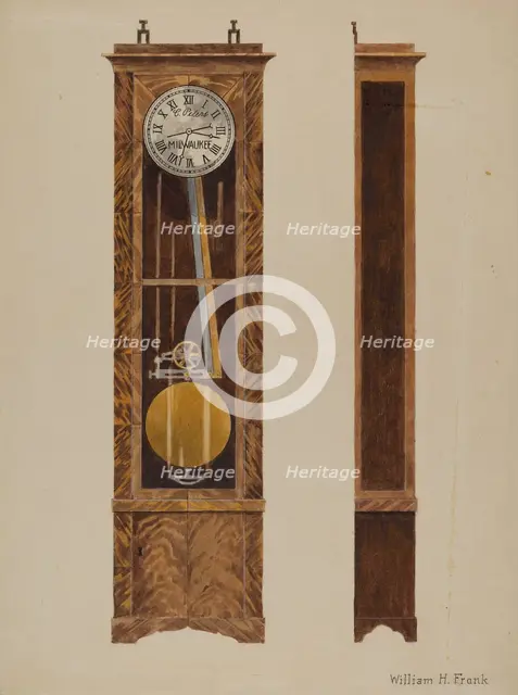 Clock (Chronometer), 1941. Creator: William Frank.