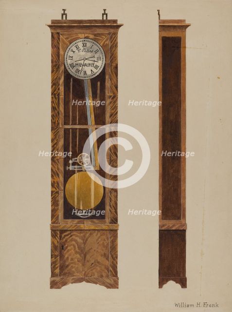 Clock (Chronometer), 1941. Creator: William Frank.