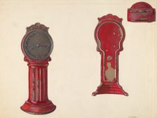 Clock Bank, c. 1938. Creator: Alf Bruseth