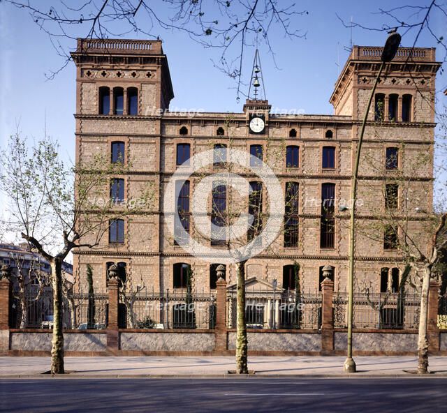 Clock Building (1868-1869) by the architect Rafael Gustavino, currently home to various departmen…