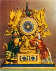 Clock by Vuilliamy (About 1800) 1938. Creator: Unknown