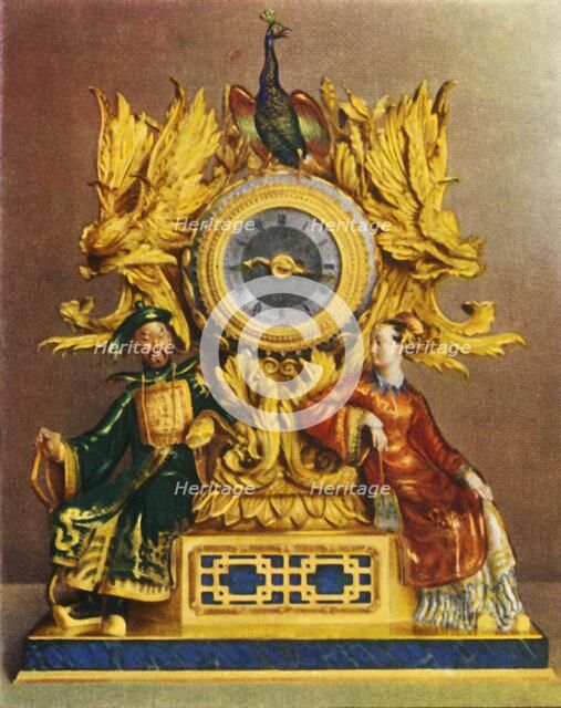 'Clock by Vuilliamy (About 1800)', 1938. Creator: Unknown.