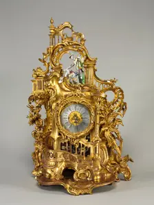 Clock, c. 1750. Creator: Baumgartinger (German)