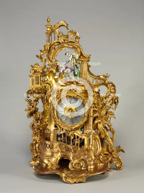 Clock, c. 1750. Creator: Baumgartinger (German).