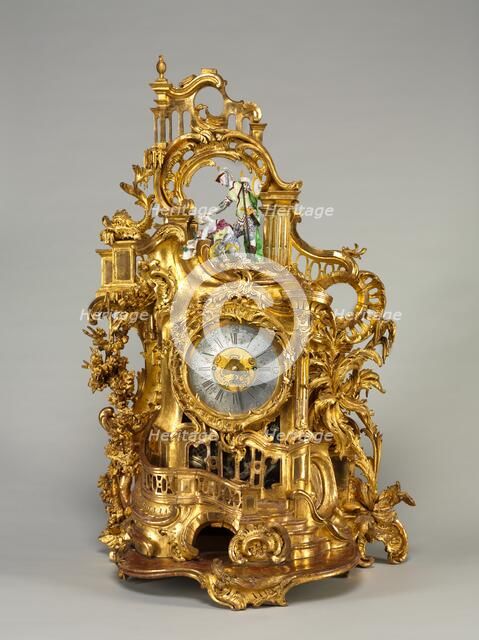 Clock, c. 1750. Creator: Baumgartinger (German).