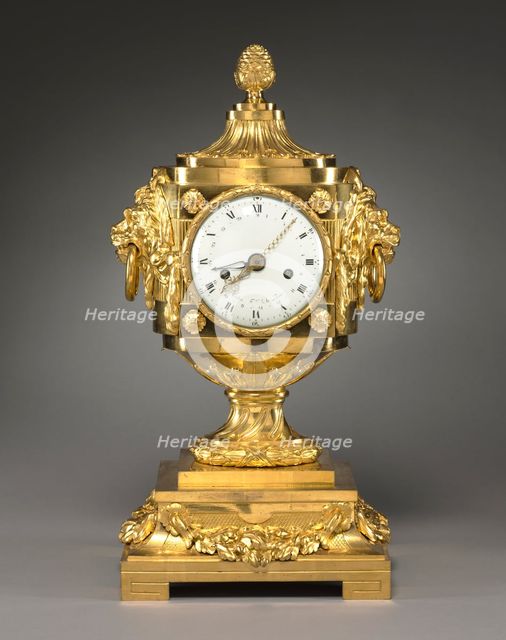 Clock, c. 1785. Creator: Robert Osmond (French, 1711-1789); Robert Robin (French, 1742-1799).