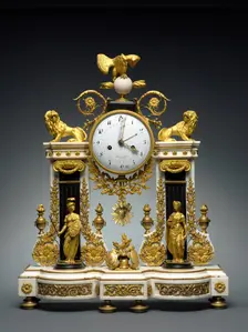 Clock, c. 1780-1790. Creator: Unknown
