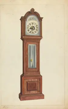 Clock, c. 1935. Creator: Nicholas Gorid