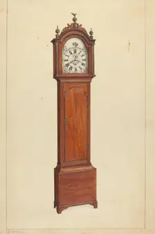 Clock, c. 1935. Creator: Nicholas Gorid