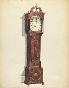 Clock, c. 1935. Creators: Louis Annino, Harry Eisman, Arsen Maralian