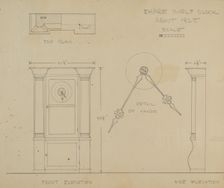 Clock, c. 1936. Creator: Lawrence Phillips