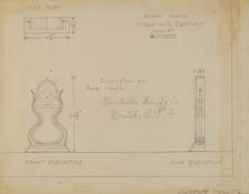 Clock, c. 1936. Creator: Lawrence Phillips