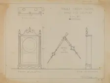 Clock, c. 1936. Creator: Lawrence Phillips