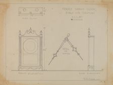 Clock, c. 1936. Creator: Lawrence Phillips
