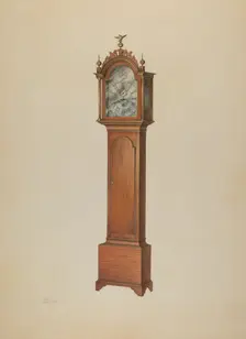 Clock, c. 1938. Creator: Lawrence Phillips