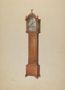 Clock, c. 1938. Creator: Lawrence Phillips