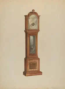 Clock, c. 1938. Creator: Lawrence Phillips