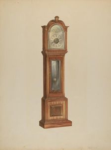 Clock, c. 1938. Creator: Lawrence Phillips
