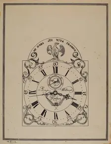 Clock, c. 1938. Creator: Nicholas Gorid