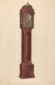 Clock, c. 1939. Creator: Isidore Sovensky