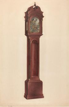 Clock, c. 1939. Creator: Isidore Sovensky