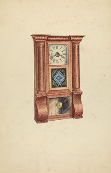 Clock, c. 1953. Creator: Lawrence Phillips
