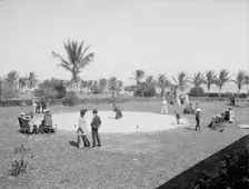 Clock golf at the Royal Palm [Hotel], Miami, Fla., c1905. Creator: Unknown