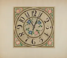 Clock Face, c. 1937. Creator: Gene Luedke