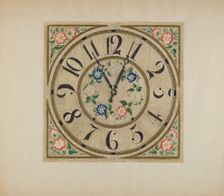 Clock Face, c. 1937. Creator: Gene Luedke
