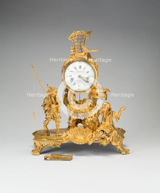 Clock, France, c. 1775. Creator: Pierre Martin Merra.