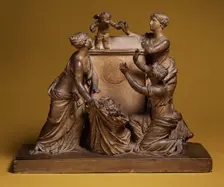 Clock Model with the Selling of Cupids, 1802. Creator: Circle of Claude Michel