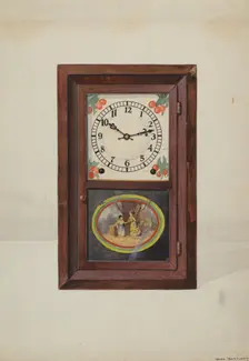 Clock, Seth Thomas, c. 1937. Creator: Dana Bartlett