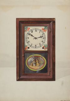 Clock, Seth Thomas, c. 1937. Creator: Dana Bartlett