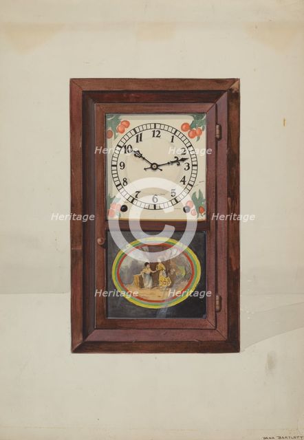 Clock, Seth Thomas, c. 1937. Creator: Dana Bartlett.
