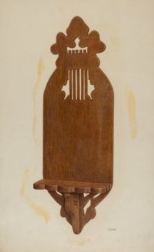 Clock Shelf, 1941. Creator: Isidore Danziger