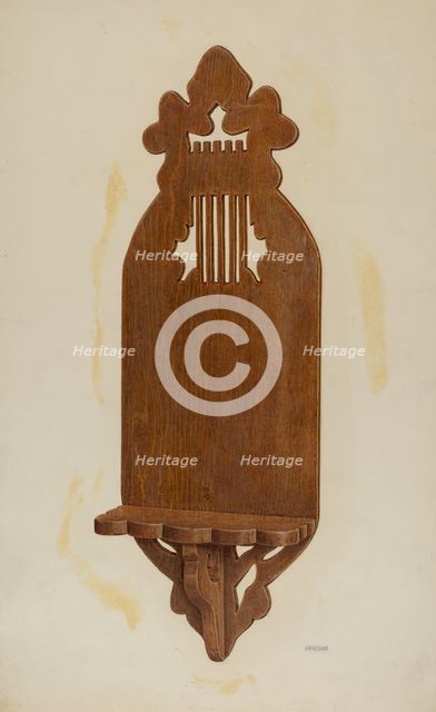 Clock Shelf, 1941. Creator: Isidore Danziger.