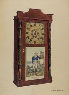 Clock, probably 1937. Creator: Paul Ward