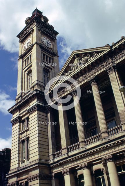 Clock tower and art gallery, Birmingham, Warwickshire, 1970. Creator: Tony Evans.