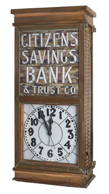 Clock used by the Citizen's Savings and Trust Company, 1920-2013. Creator: Unknown