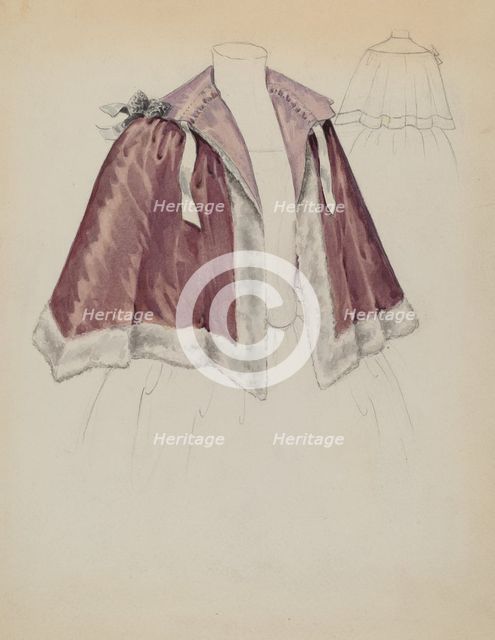 Cloak, 1935/1942. Creator: Unknown.