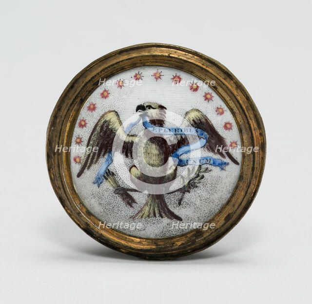 Cloak Pin (Knob or Tieback), England, 1791. Creator: Unknown.