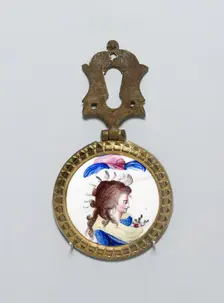 Cloak Pin (Knob or Tieback), England, 1810/30. Creator: Unknown