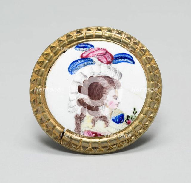 Cloak Pin (Knob or Tieback), England, 1810/30. Creator: Unknown.