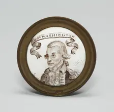 Cloak Pin (Knob or Tieback), England, c. 1780. Creator: Unknown